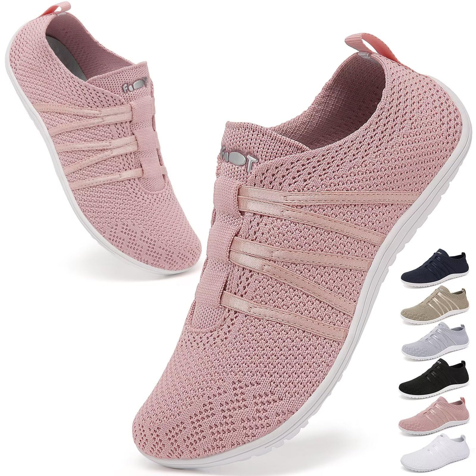 Wizshoe Barefoot Hombre Mujer Zapatillas Minimalistas Ligeras Flexibles Respirable Zapatos Zero Drop Soles