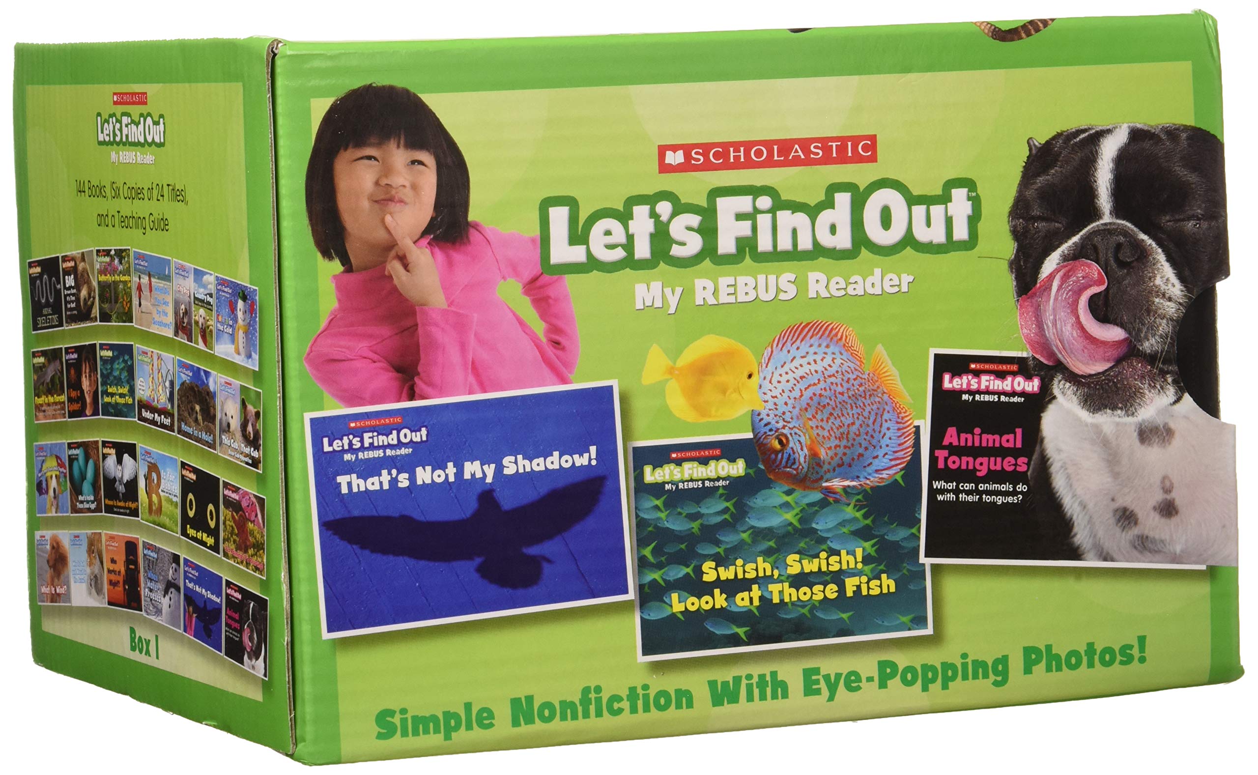 Scholastic My Rebus Readers Multi Set 2, Set of 144 (Let’s Find Out)