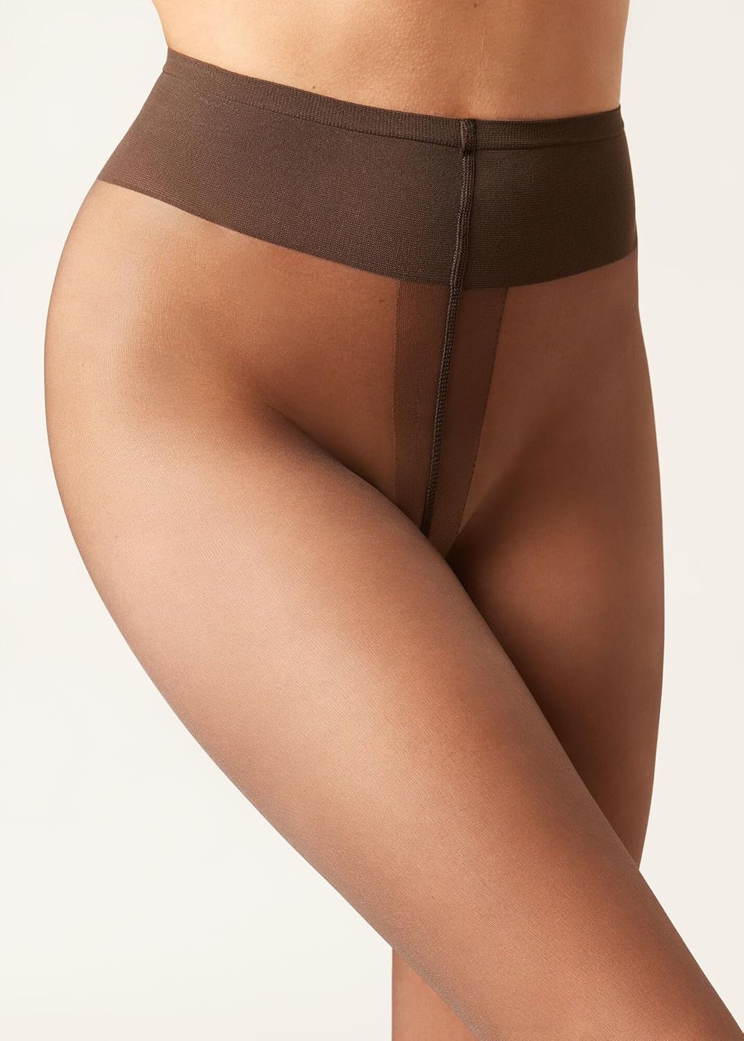 CALZEDONIA Woman's Sheer Matte Second Skin Resistant 15 Denier Tights - Image 4