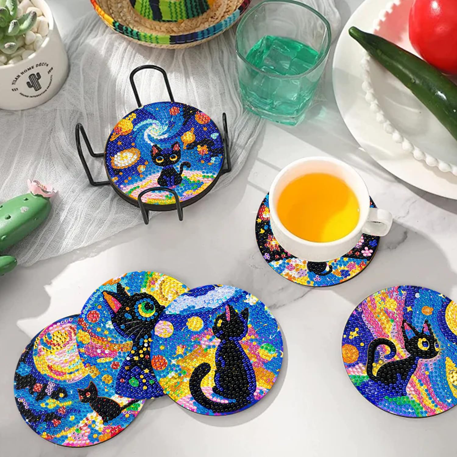 Diamond Art Coasters Kit