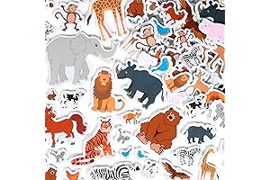 READY 2 LEARN Foam Stickers - Animal Adventure
