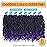 Karida Goddess Locs Crochet Hair 12 Inch, 8 Packs Upgraded Crochet Hair for Black Women, Pre Looped Crochet Faux Locs With Curly Ends (12 Inch (Pack of 8), TPurple)