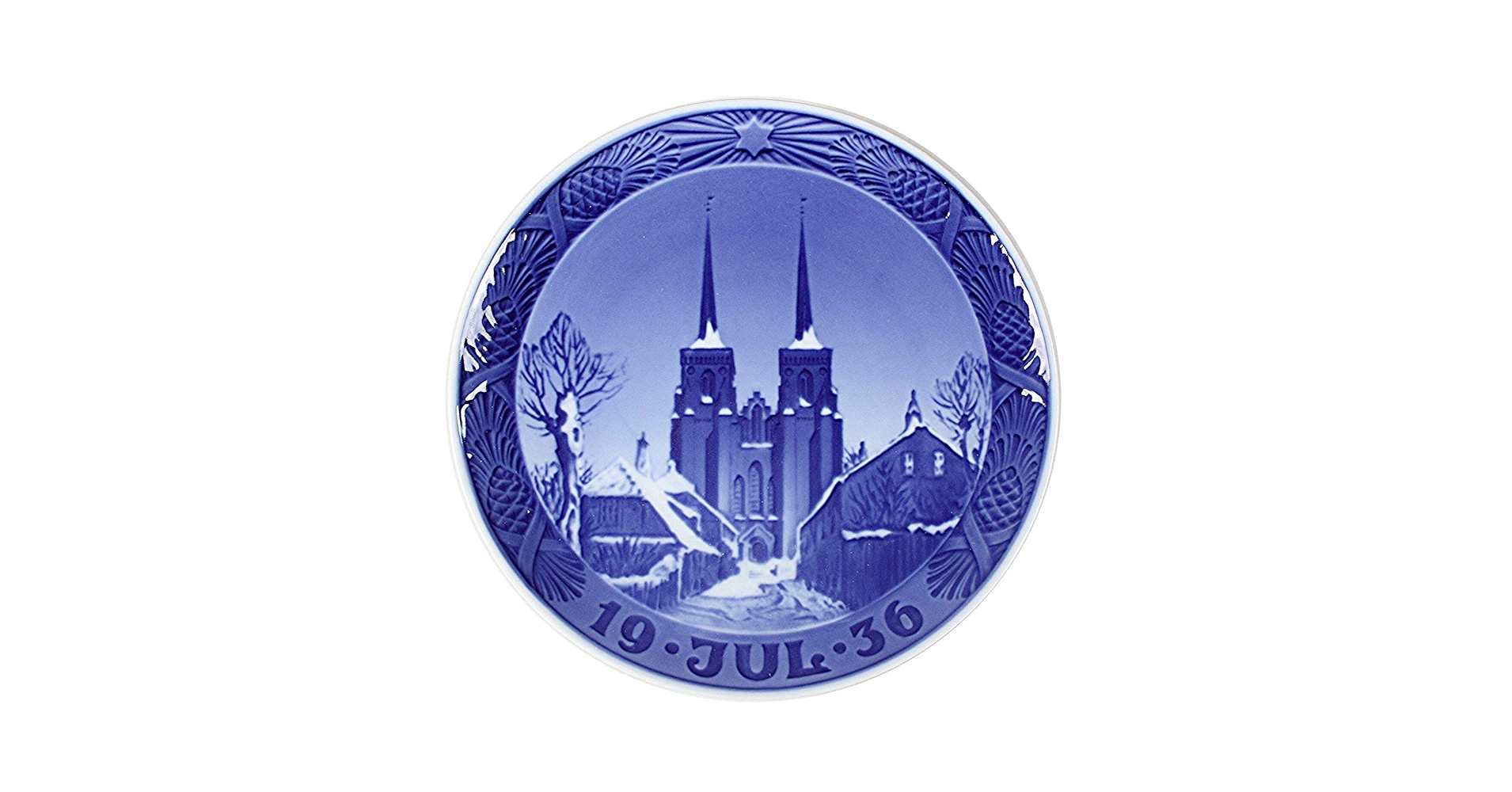 1936年　激レア　ロイヤルコペンハーゲンイヤープレート「ロスキレ大聖堂」 Amazon.co.jp: ロイヤルコペンハーゲン（ROYAL COPENHAGEN）イヤー