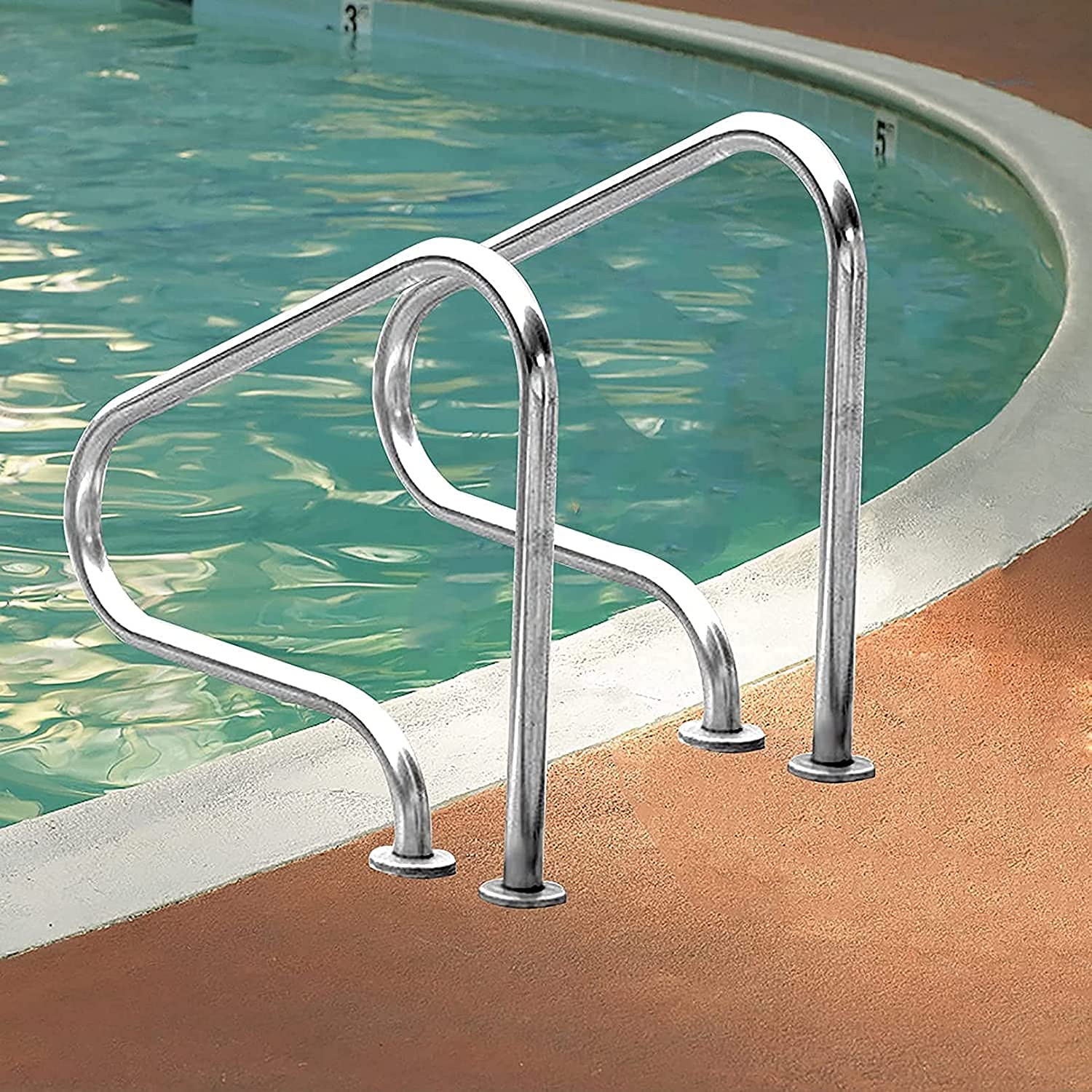 Barandilla de Seguridad para Piscinas, pasamanos para Piscinas, pasamanos para Piscinas, pasamanos para Piscinas, pasamanos para escaleras de Piscinas, pasamanos de Acero