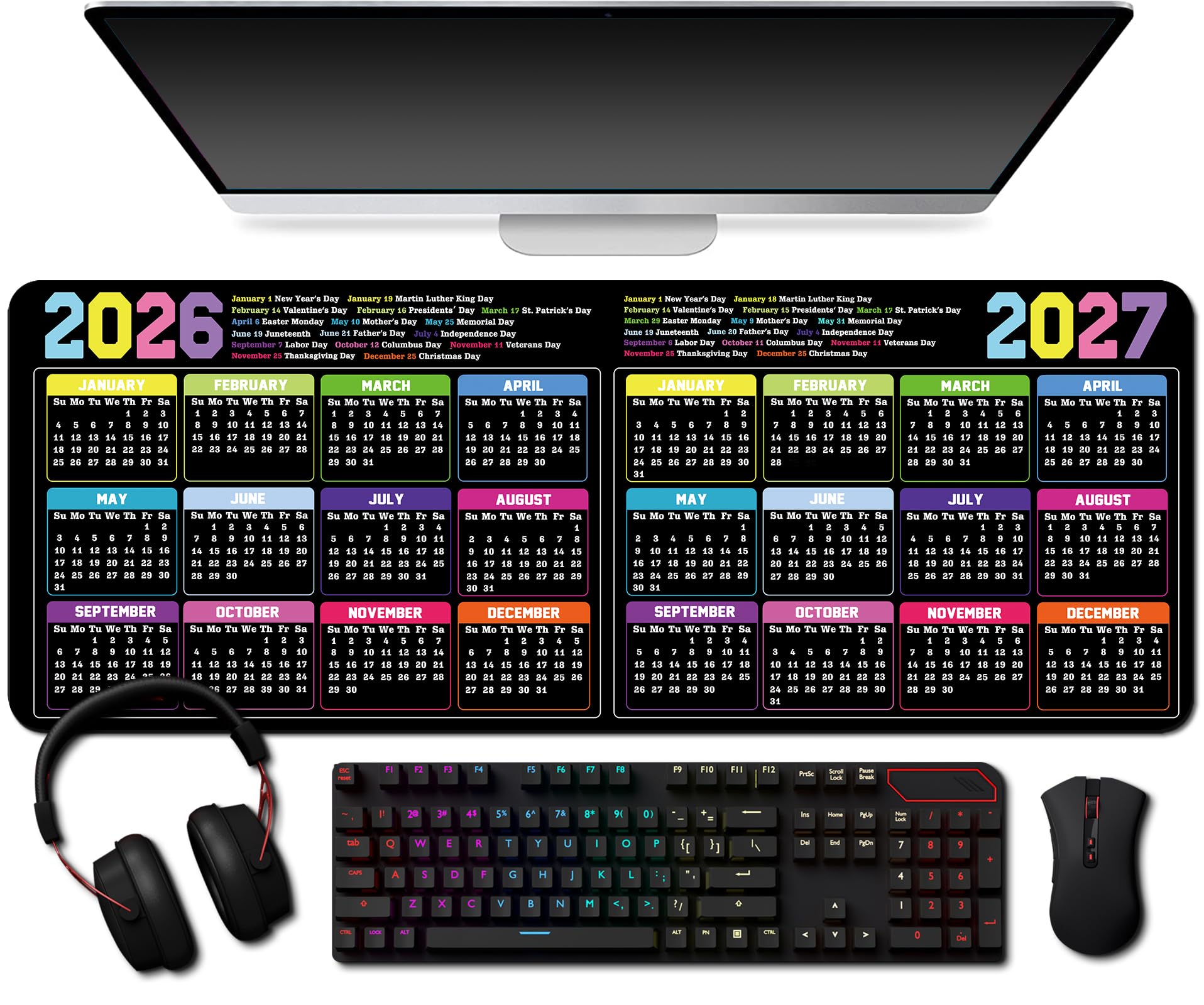 CASEOET 2026-2027 Calendar Mouse Pad