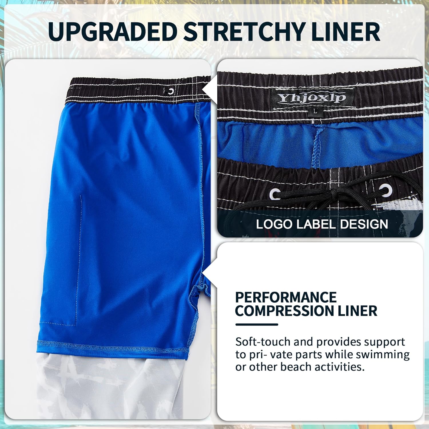 Mens Swim Trunks Quick Dry Board Shorts Bathing Suit for Men Beach Swimwear Breathable Surf Beach Shorts Swimwear - Image 6