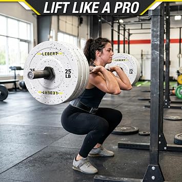 Lebert Magnetic Barbell Collars Black 2 Olympic Clips