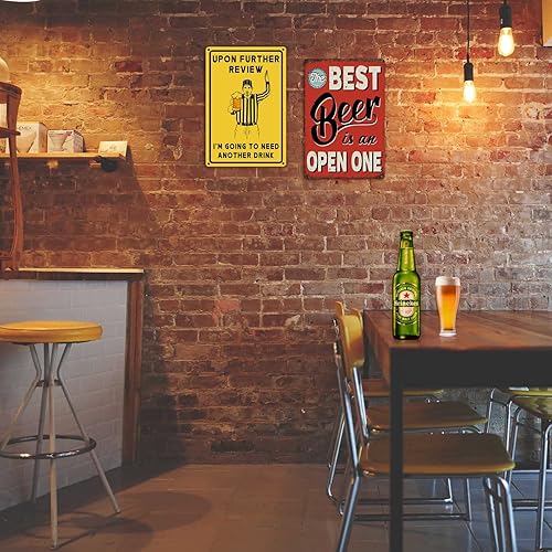 Miniatura 5 de Letrero de metal con texto en inglés "The Best Is An Open" para garaje, hogar, bar, decoración de pared (234)