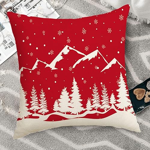 Miniatura 10 de Juego de 2 fundas de almohada de calabaza blanca de 18 x 18 pulgadas, fundas de almohada de calabazas para exteriores, color verde azulado, gris,