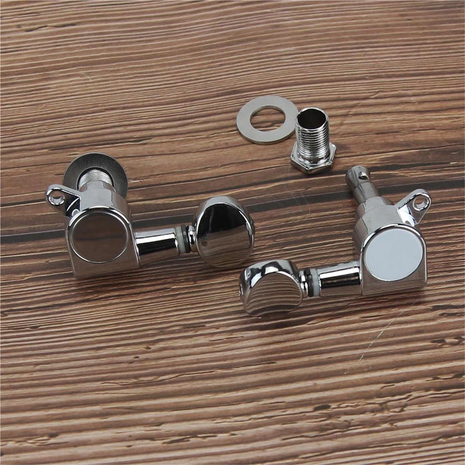 Set Meccaniche Chitarra Set Di 6 Accordatori Per Chitarra Elettrica Cromati(6R)