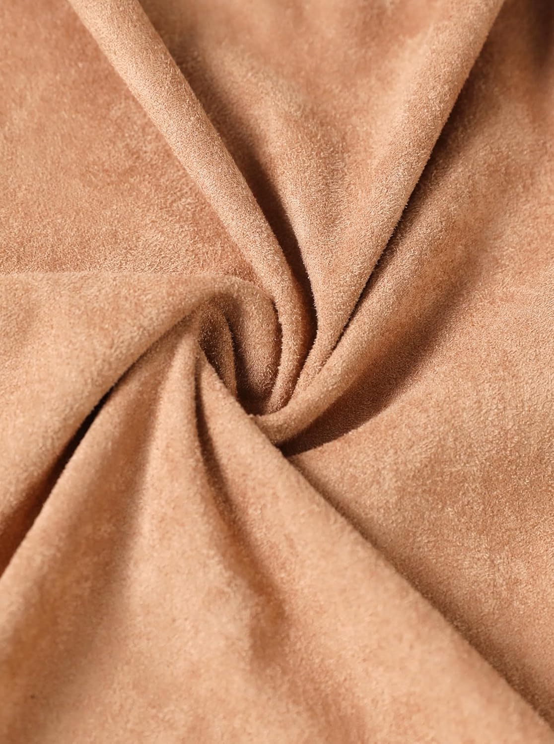 Remidoo Women's Fringe Vest Sleeveless Open Front Faux Suede Western Cowgirl Boho Festival Outfit - Image 5