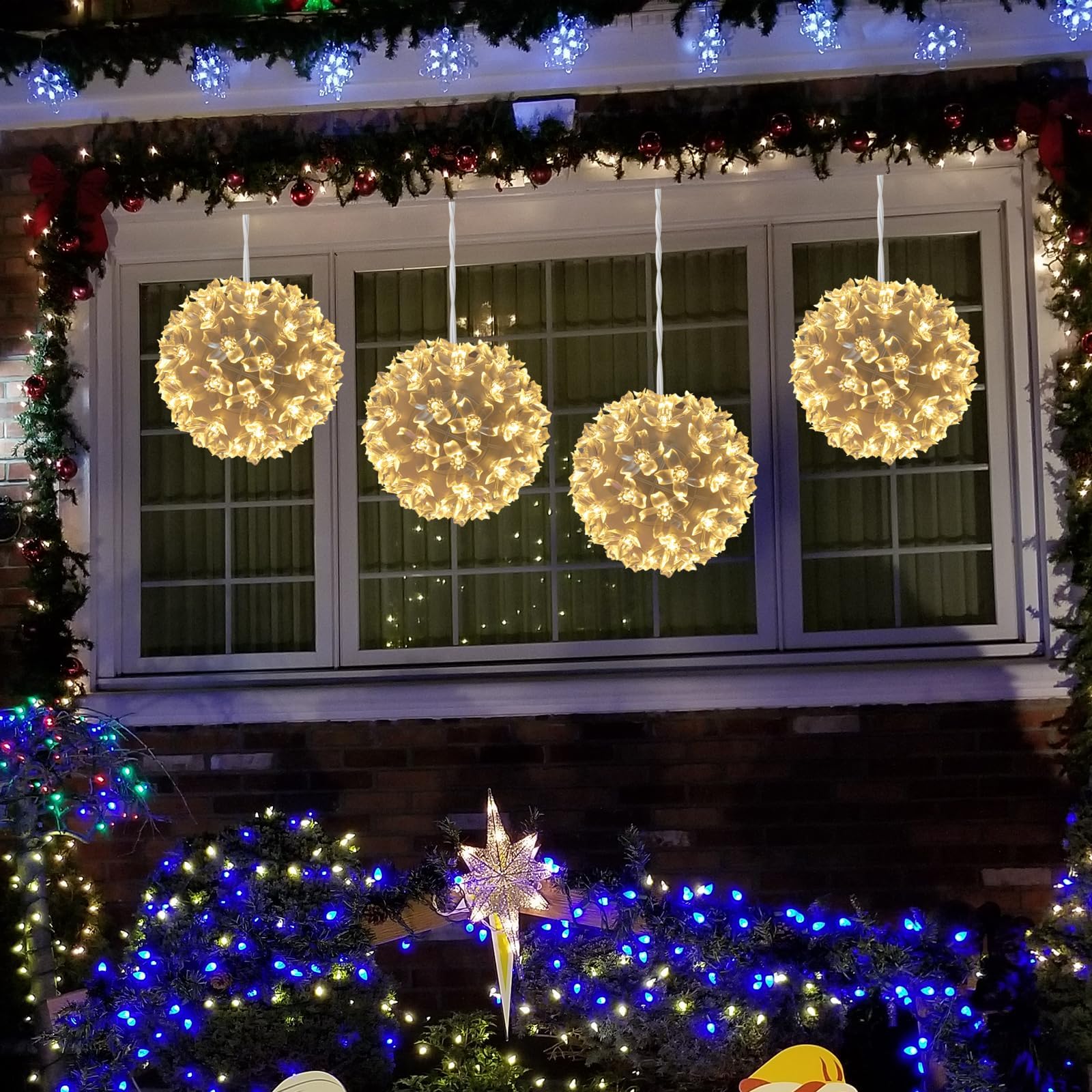 TWINGLEHOME Twinkling Sphere Light,Sphere Ornament LED
