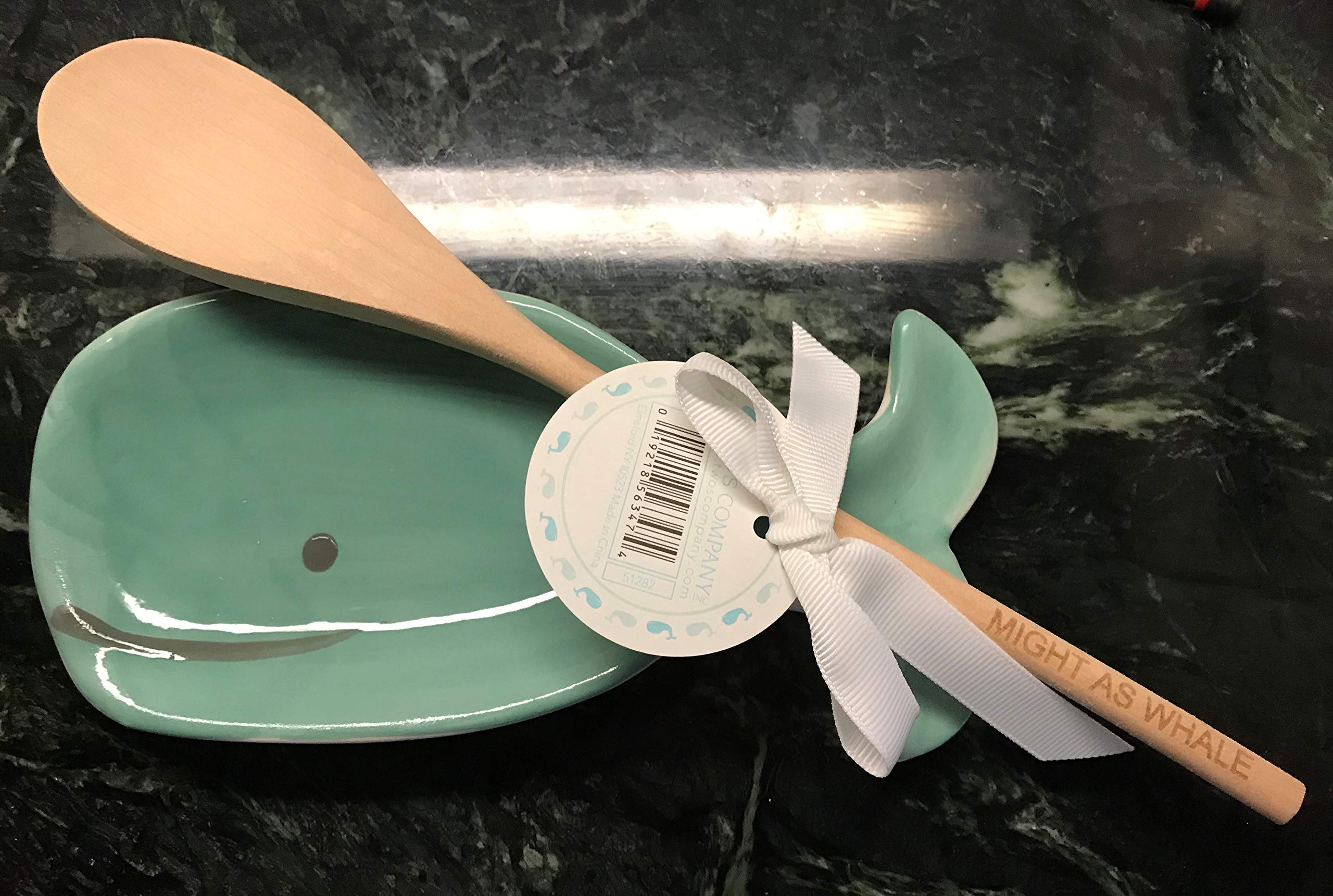 Twos Company 51282 Whale Spoon Rest With Spoon Aqua Desertcart INDIA
