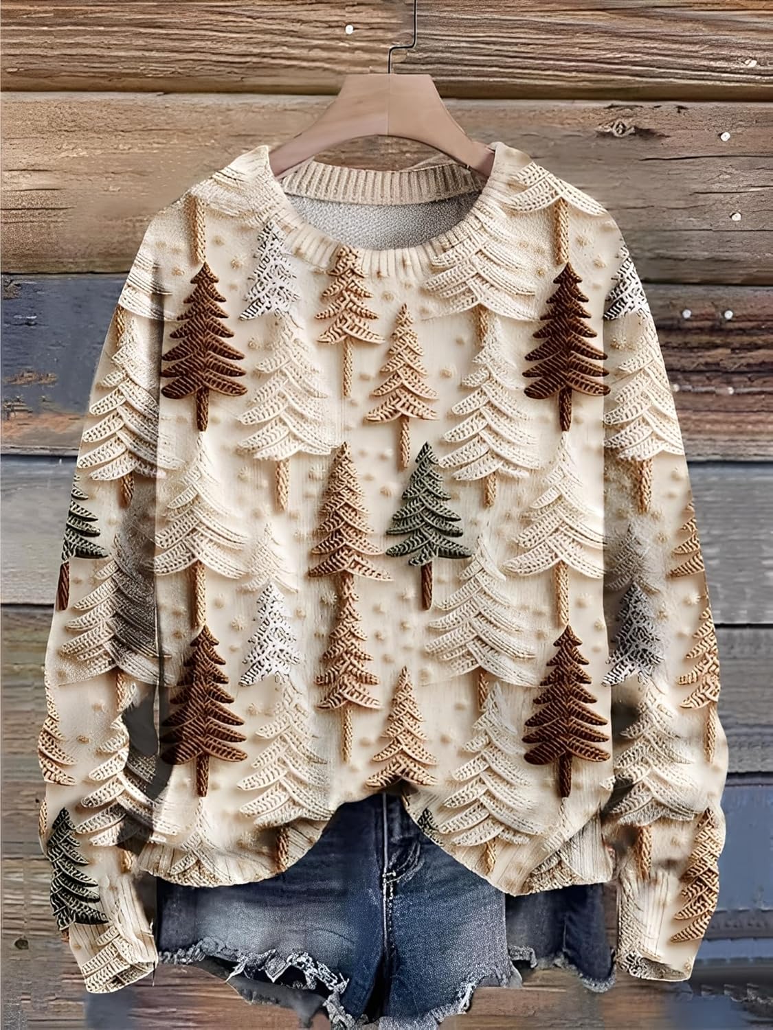 Akivide Women's Novelty Floral and Animal Printed sweatshirt, Casual Loose Fall Round Neck long Sleeve Pullover Tops - Image 3