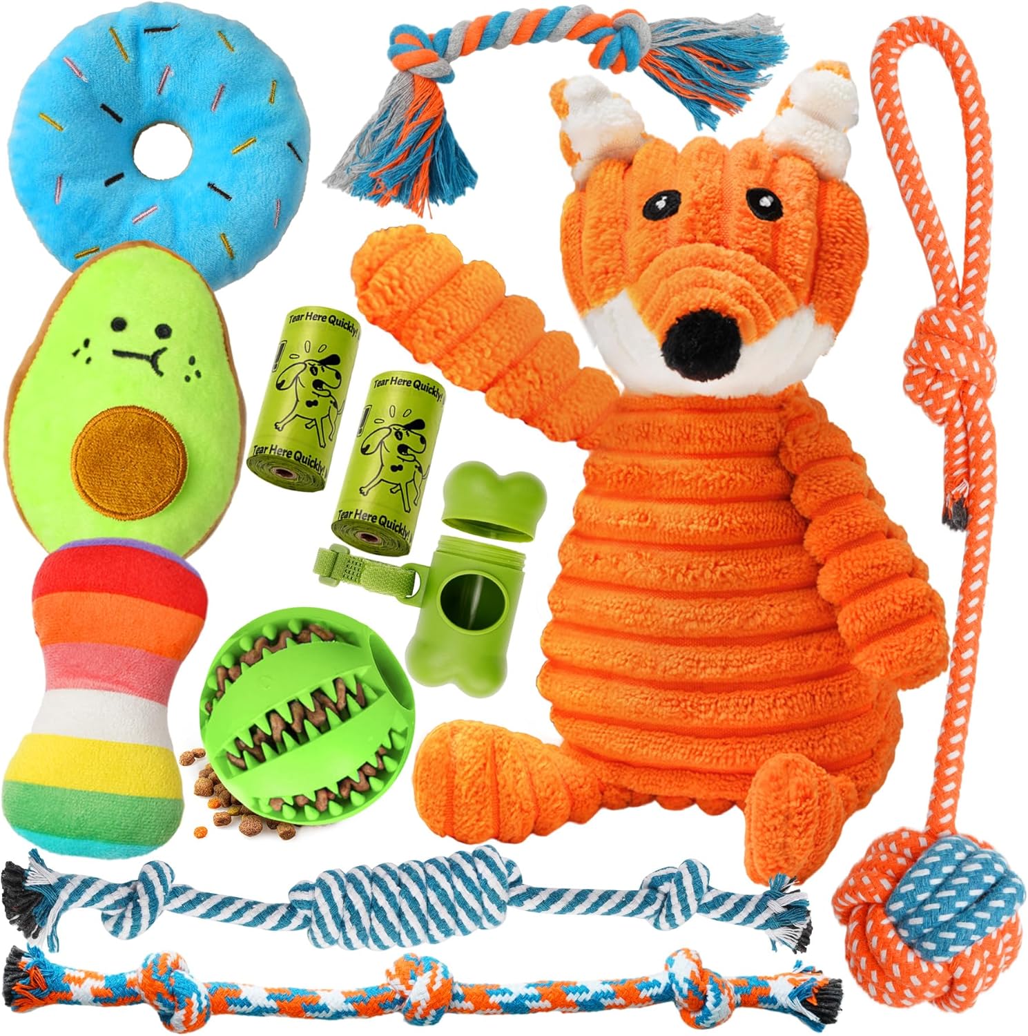 Multi-pack luxury puppy toys for teething small dogs Multi-pack luxury puppy toys for teething small dogs