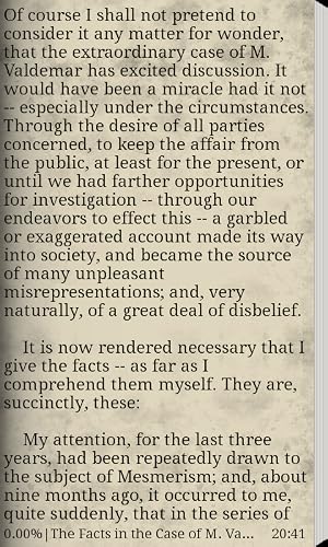 The Facts in the Case of M. Valdemar – vue 3