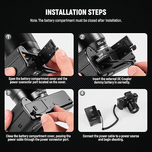 Miniatura 51 de NEEWER D Tap to NP-F550 Batería ficticia con cable para batería de montaje en V, fuente de alimentación estable para RGB660 RGB1200 RGB168 BH20B Luz