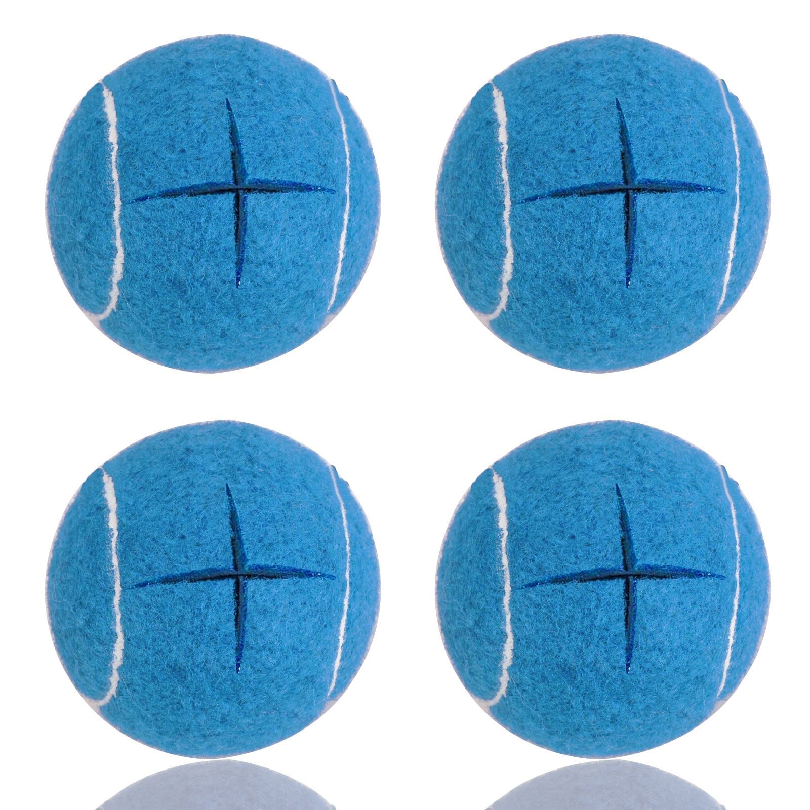 Premium Precut Tennis Balls Walkers 4 Pcs Balls with Precut Opening for Easy Installation,Walker Accessories for Seniors Fit Most Walkers,for Furniture Legs and Floor Protection