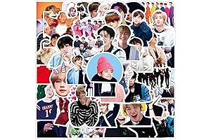 Ultimate BTS Vinyl Sticker Pack: 50 Collectible Waterproof Stickers for Devoted Fans