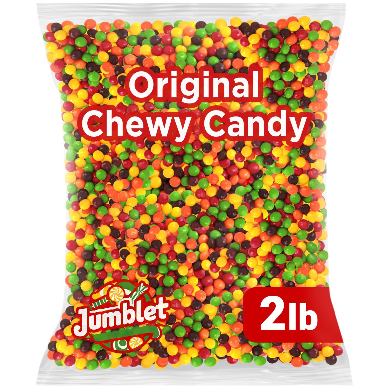 Original Chewy Candy, 2lb Bulk Pack Bag of Candies for Parties, Movie Nights and Sharing with Friends and Family, Perfect Vending Machine Candy