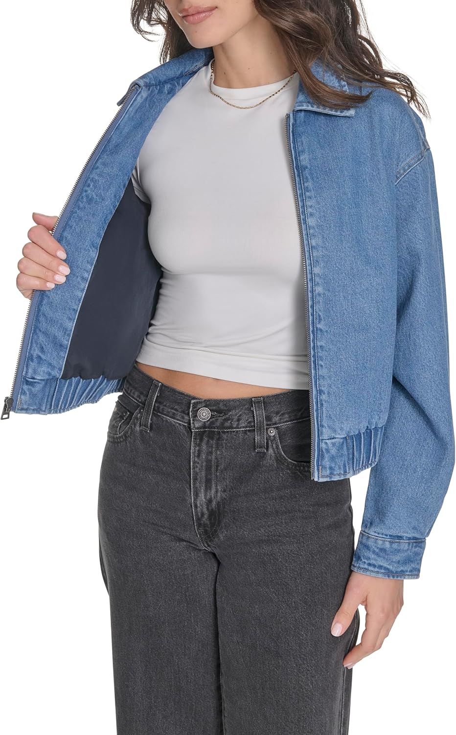 Levi's Women's Laydown Collar Bomber Jacket - Image 6