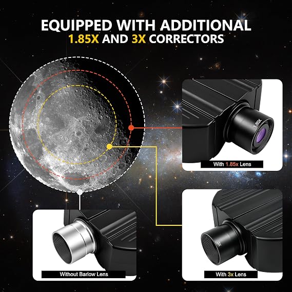 Alstar Stereo Binoviewer Binocular Viewer for 1.25 Inch Telescope Eyepieces