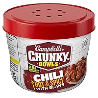 Vista 37 de Campbell's Chunky Chili picante y picante con frijoles, lata de 19 onzas (12 unidades)
