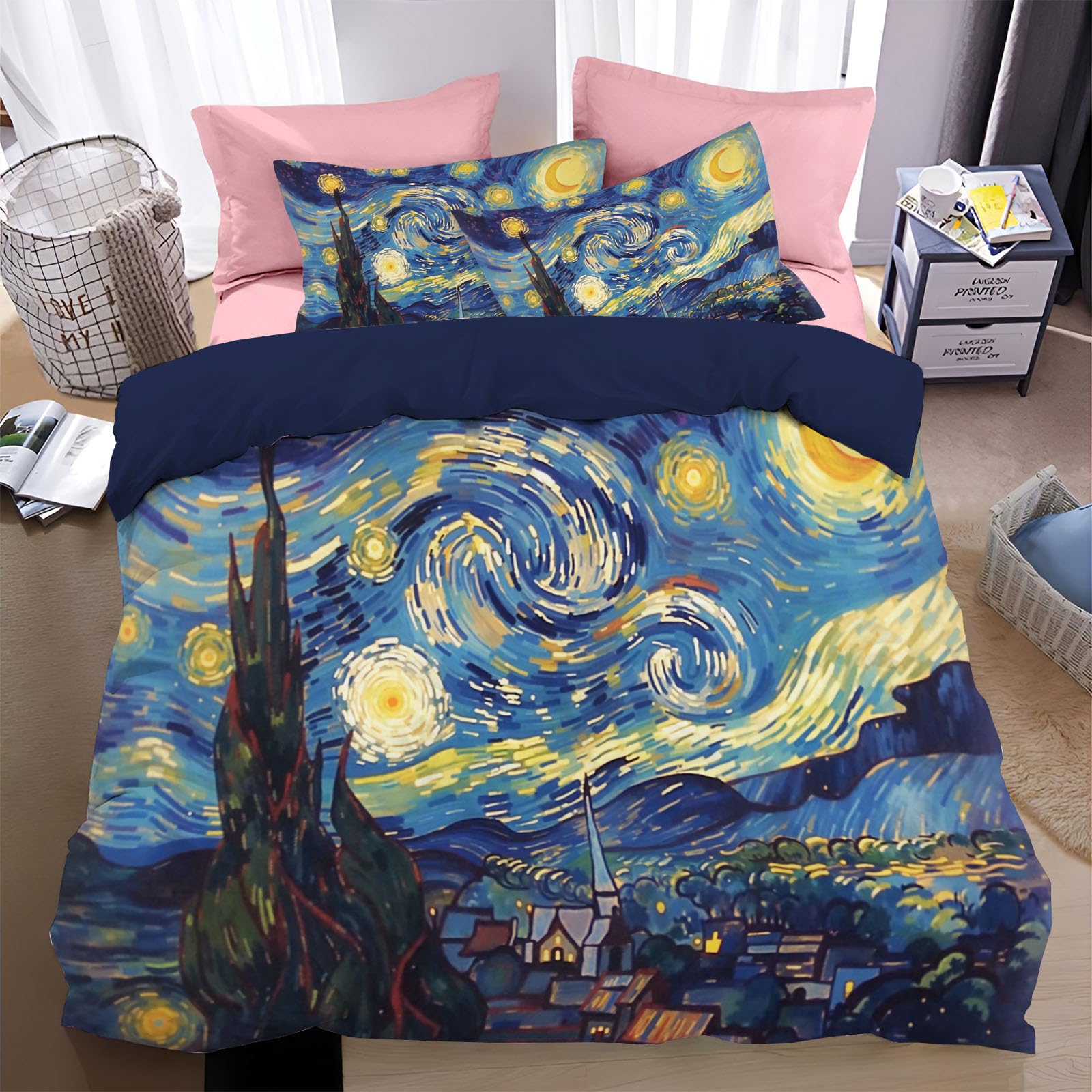Parure de lit ciel étoilé 3D, le cadeau déco idéal pour chambre d'ado