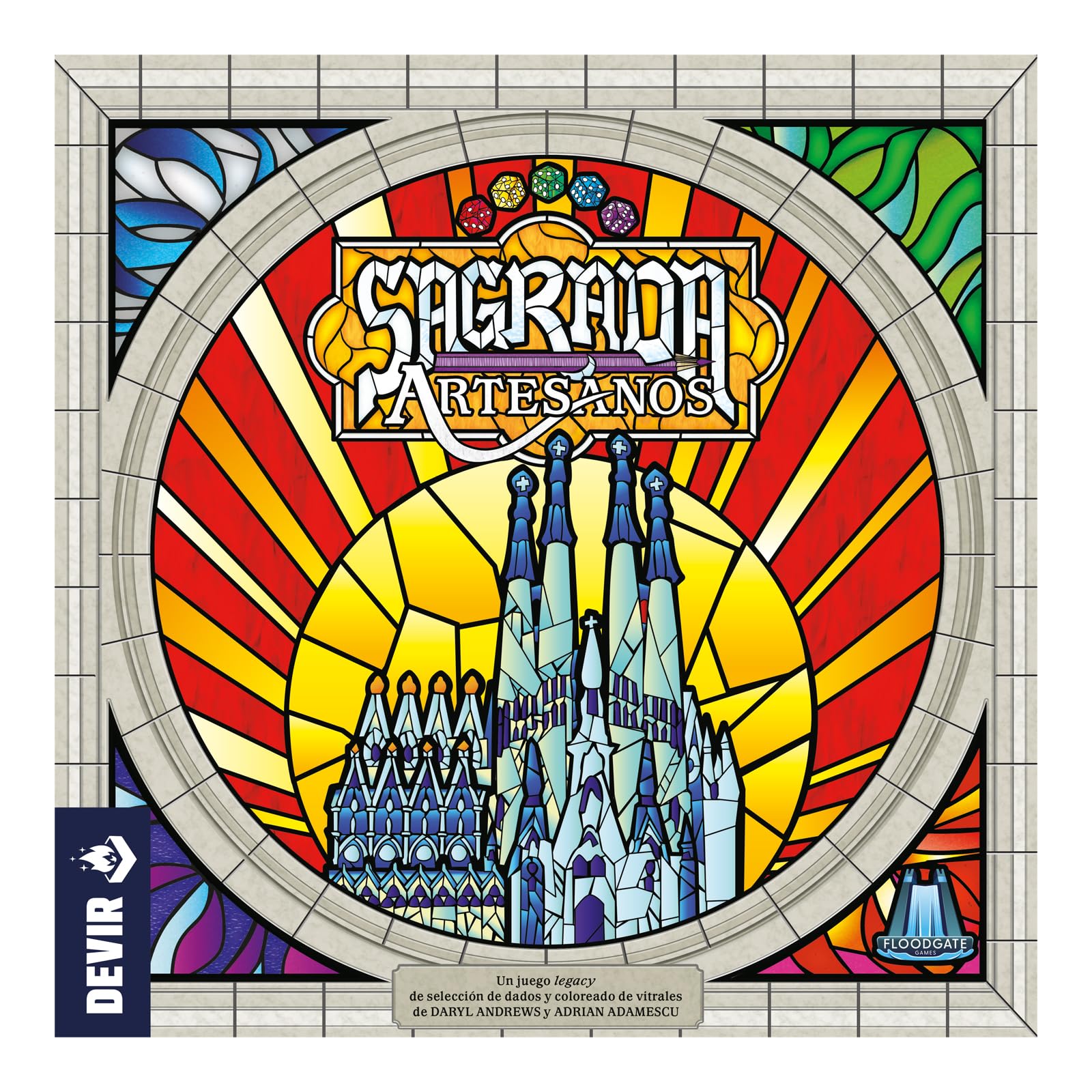 Devir - Sagrada Artesanos Juego de Mesa, Legacy, Entretenido, Edad +13 (BGSAGARSP)