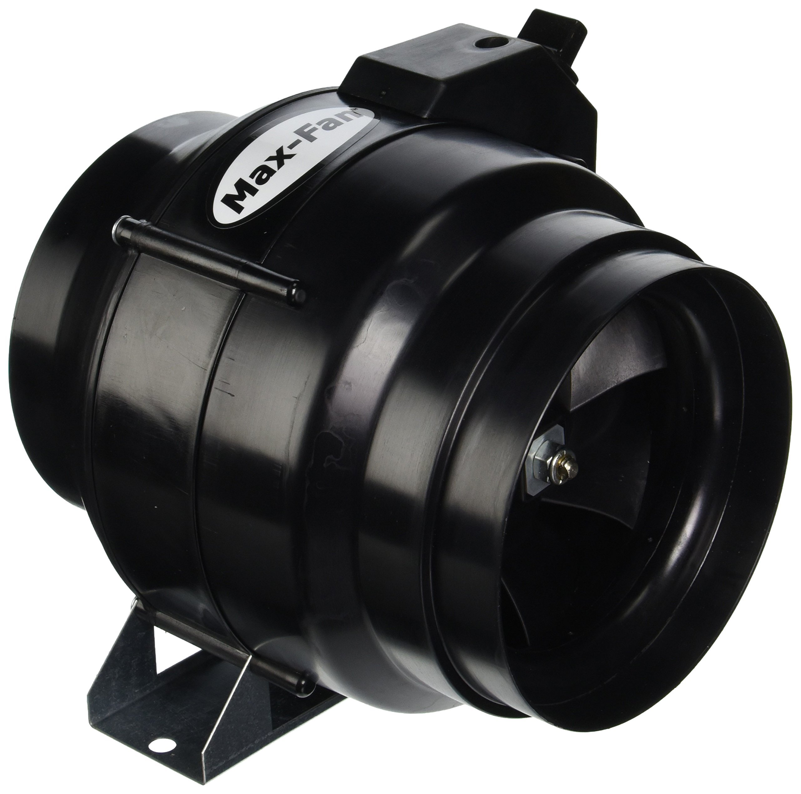Can-Fan Max-Fan 6-inch 334 CFM inline exhaust fan for the ventilation of grow tents and other hydroponic systems