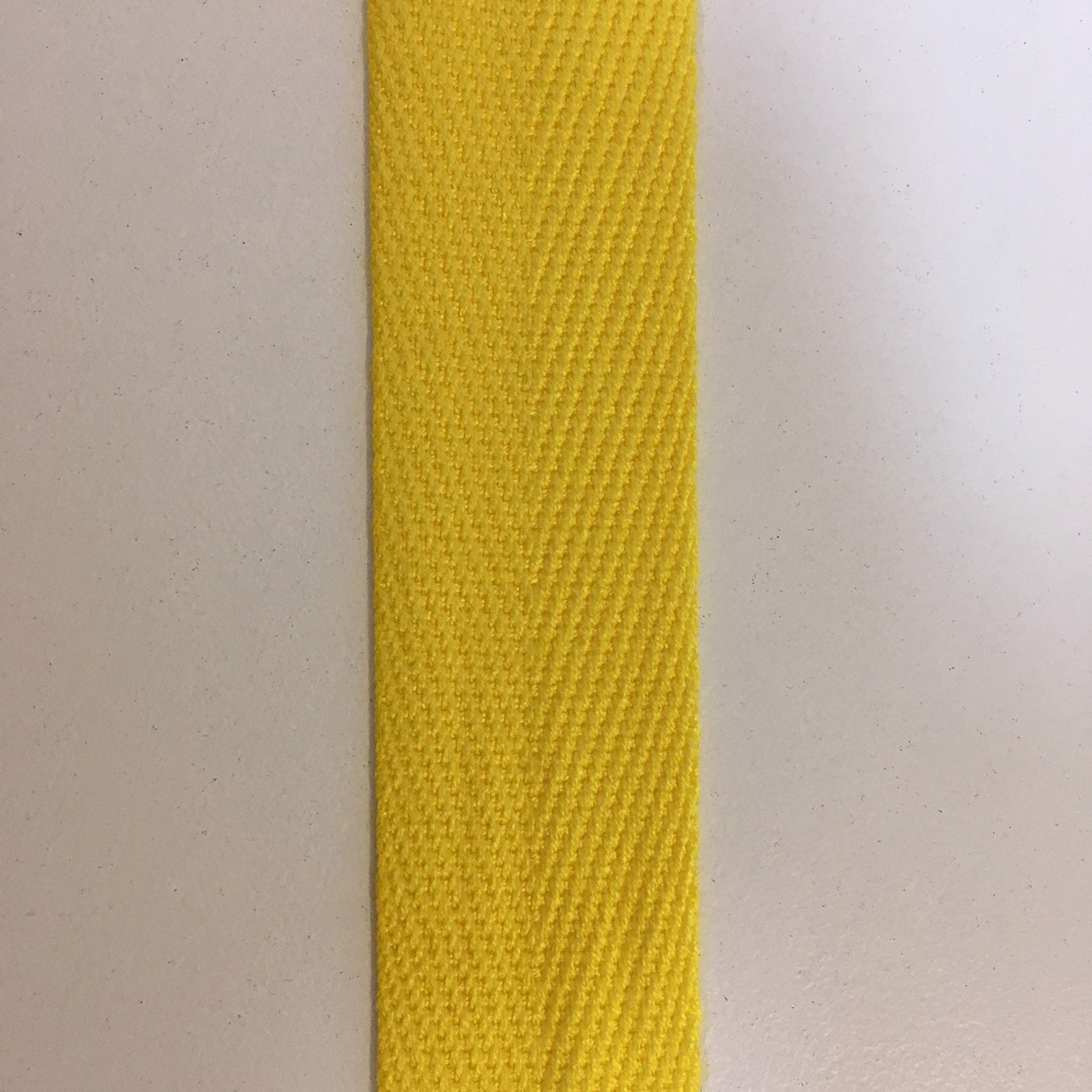 Nova Cotton Bunting Tape Yellow Cotton Blend Binding Apron Herringbone Twill Webbing Tape Sew Strap 25Mm Wide 1"- 20 Metres