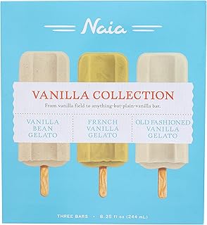 NAIA GELATO Vanilla 3Pk, 8.2 oz (Frozen)