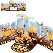 Construction Pop Up Birthday Card, Tons of Fun