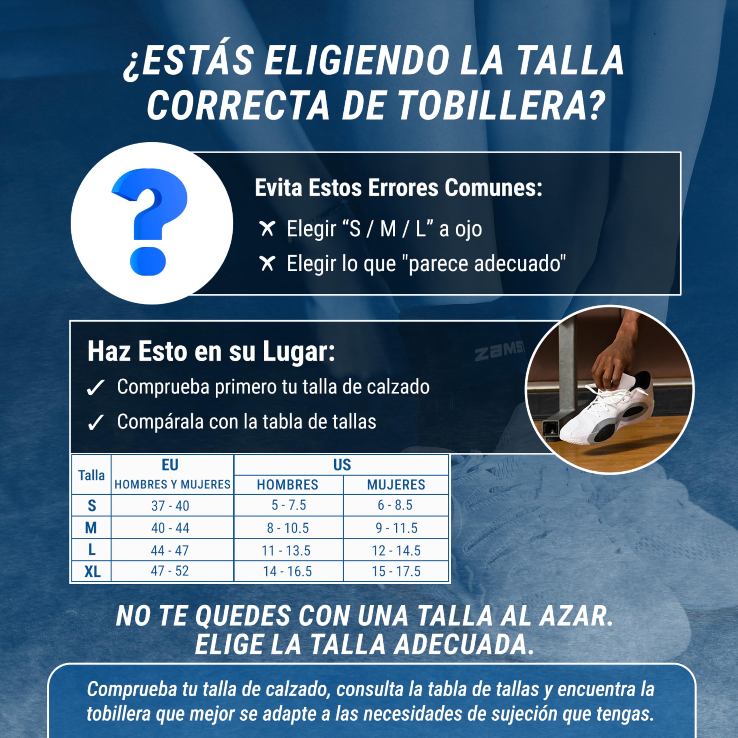 Zamst A1 Tobillera Deportiva - Soporte de Tobillo Deportivo Transpirable para Hombres y Mujeres con Correas Ajustables de Tres Vías para Esguince de Tobillo Lateral Moderado - Derecha, L
