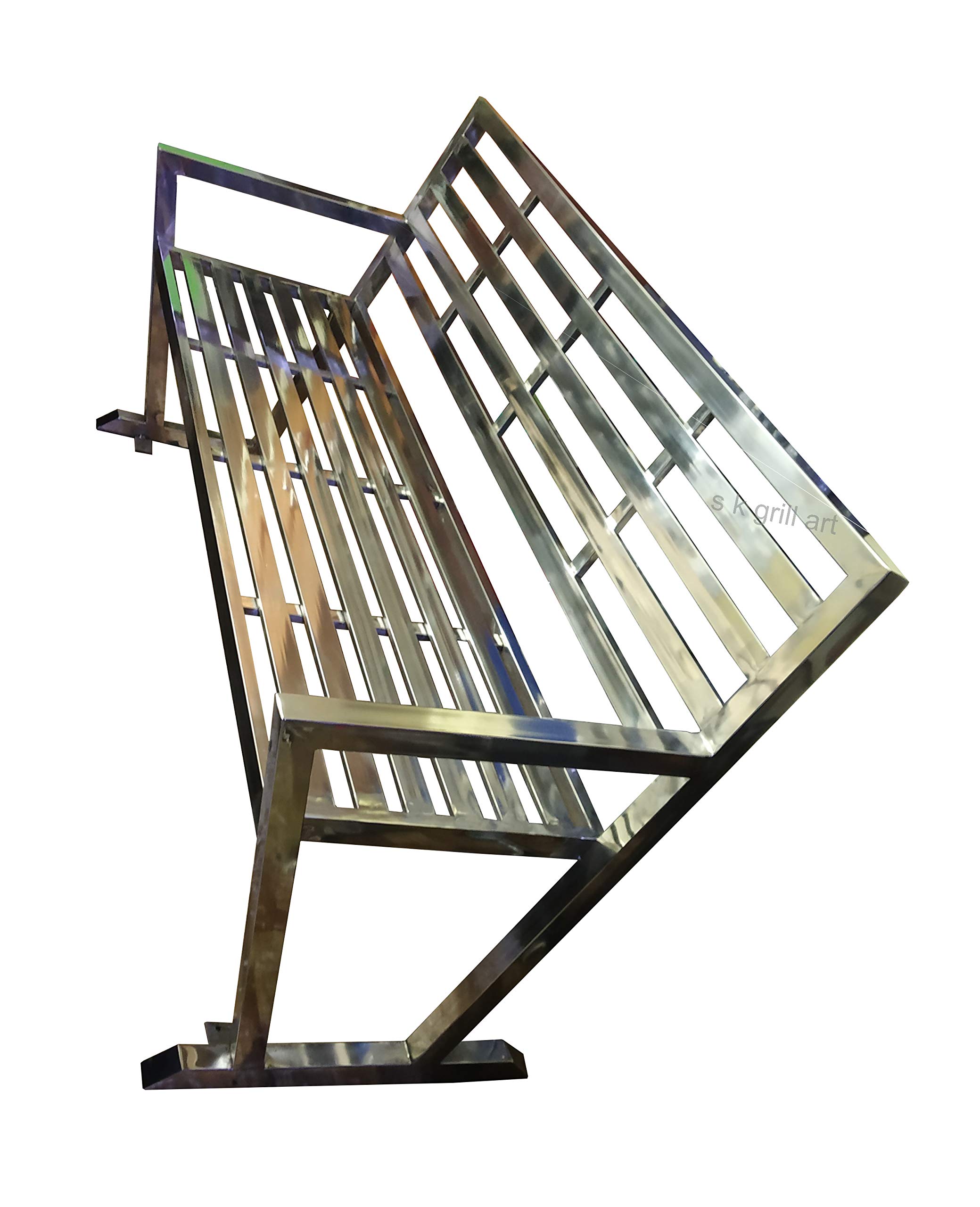 s k grill art 3 Seater Bench Office Visitor Chair Outdoor Indoor