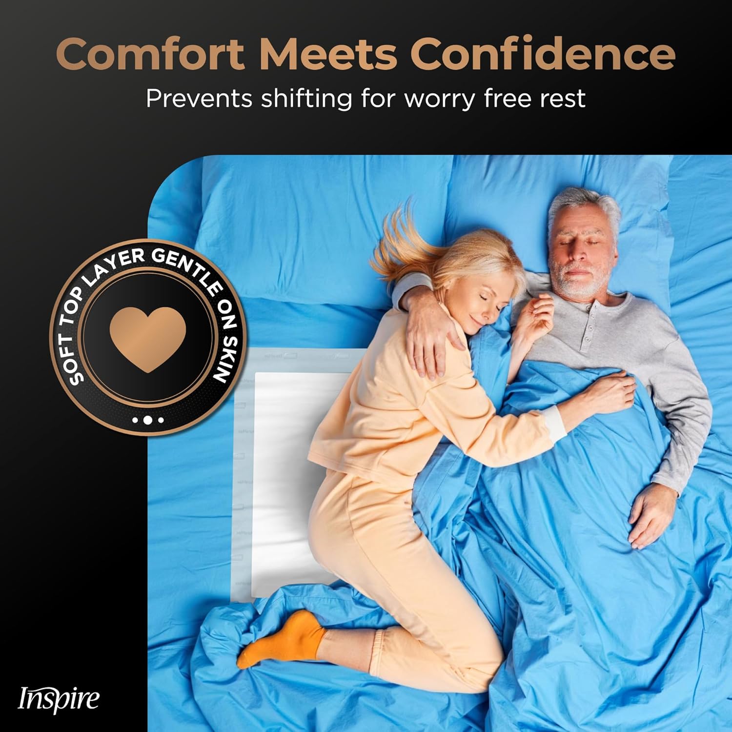 Duramax Underpads 36 x 36 Disposable Heavy Duty, Mattress Pad for Incontinence, Tear Resistant 400 Lbs Patient Repositioning, Soft and Comfortable Bed Pads Disposable (36" x 36" - Case of 22)