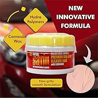 Vista 6 de Garry's Royal Satin Cera limpiadora One Step – Limpia profundamente, brilla y protege el acabado de tu vehículo – Auto, camión, autobús