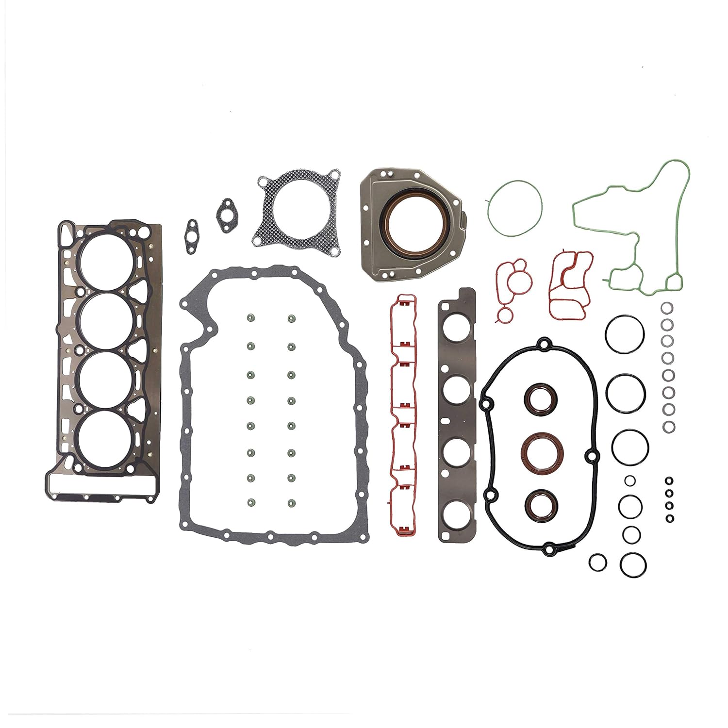DNJ FGS8005 Full Gasket Set for 2006-2015 Audi, Volkswagen A3, A3 Quattro, A4 2.0L L4 16V DOHC 1984cc