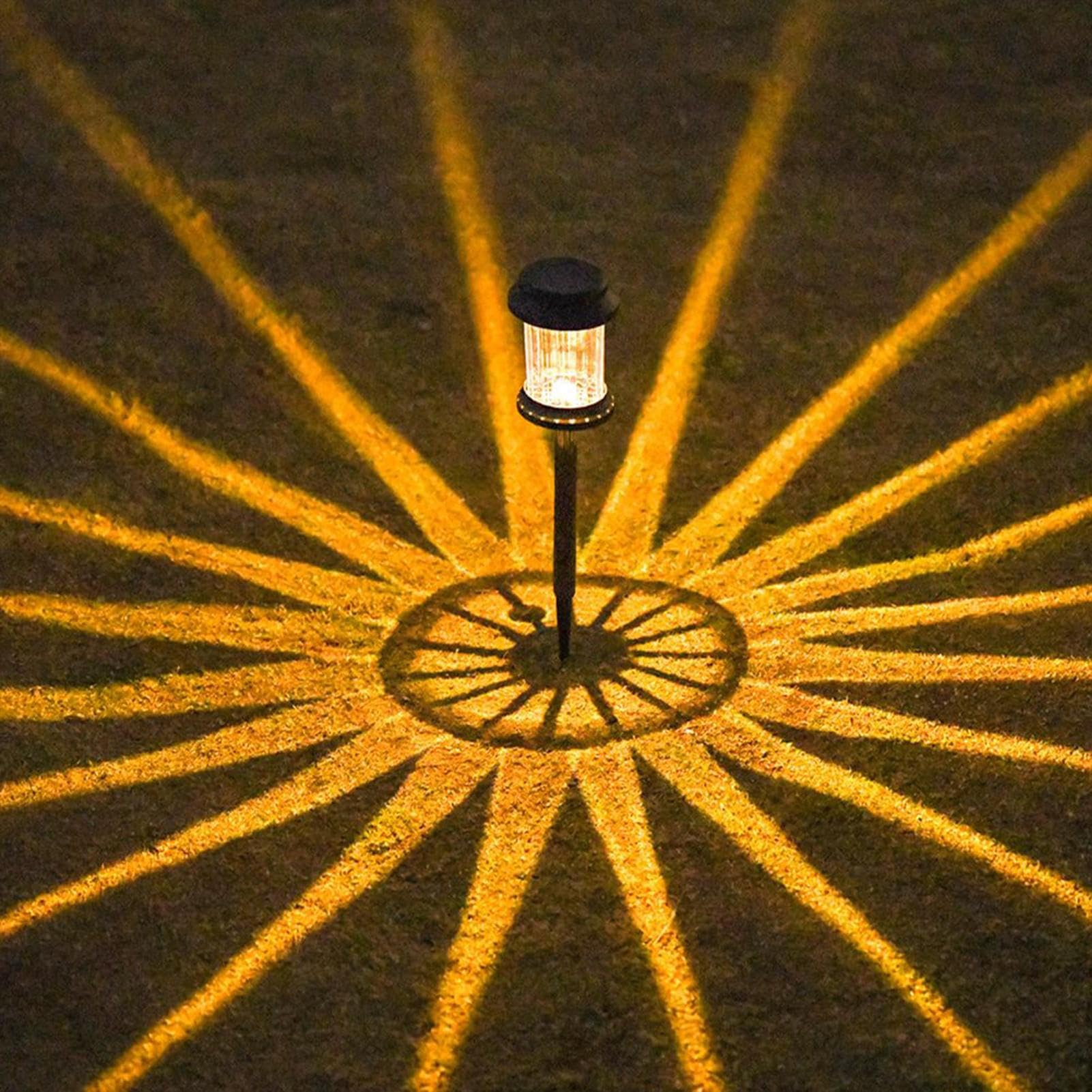 Lampy solarne na zewn?trz | ?wiat?a solarne ?cie?ka zewn?trzna | wodoodporna dekoracja podwórka do krajobrazu podwórko patio dziedziniec ?cie?ka chodnik