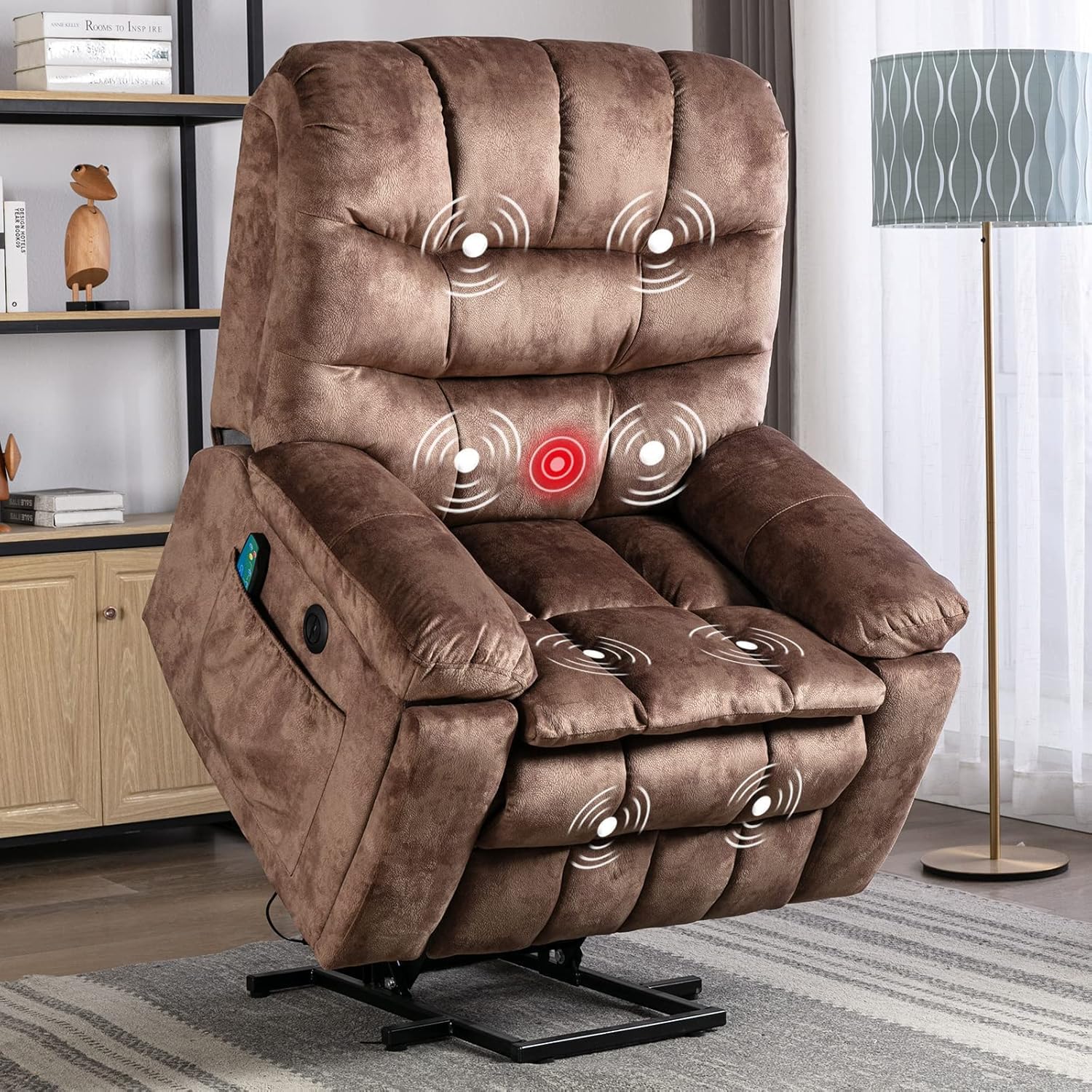 CANMOV Power Lift Recliner with Massage