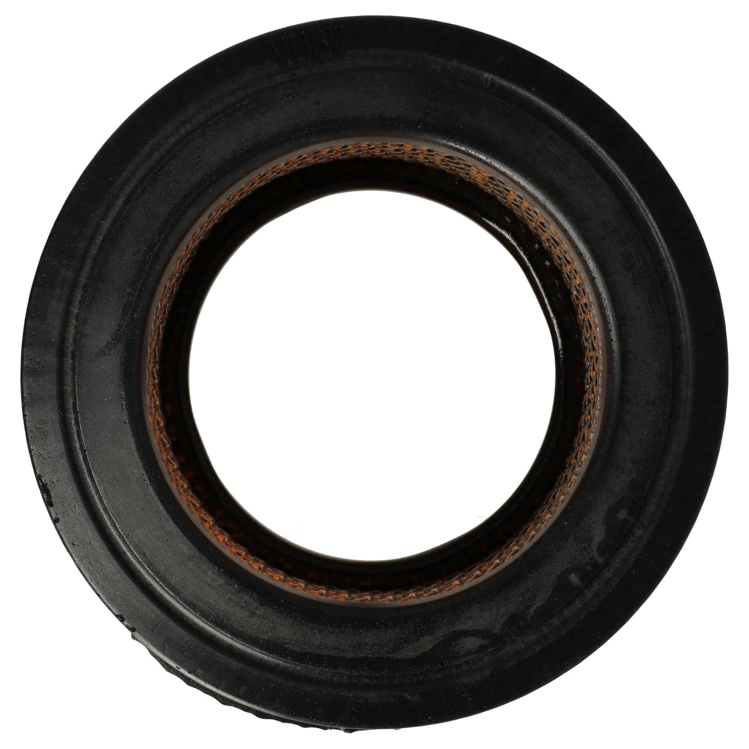 vhbw 2x filtro a pieghe piatte sostituisce Topcraft K704F, K707F, R 693 per aspirapolvere - arancione, lavabile