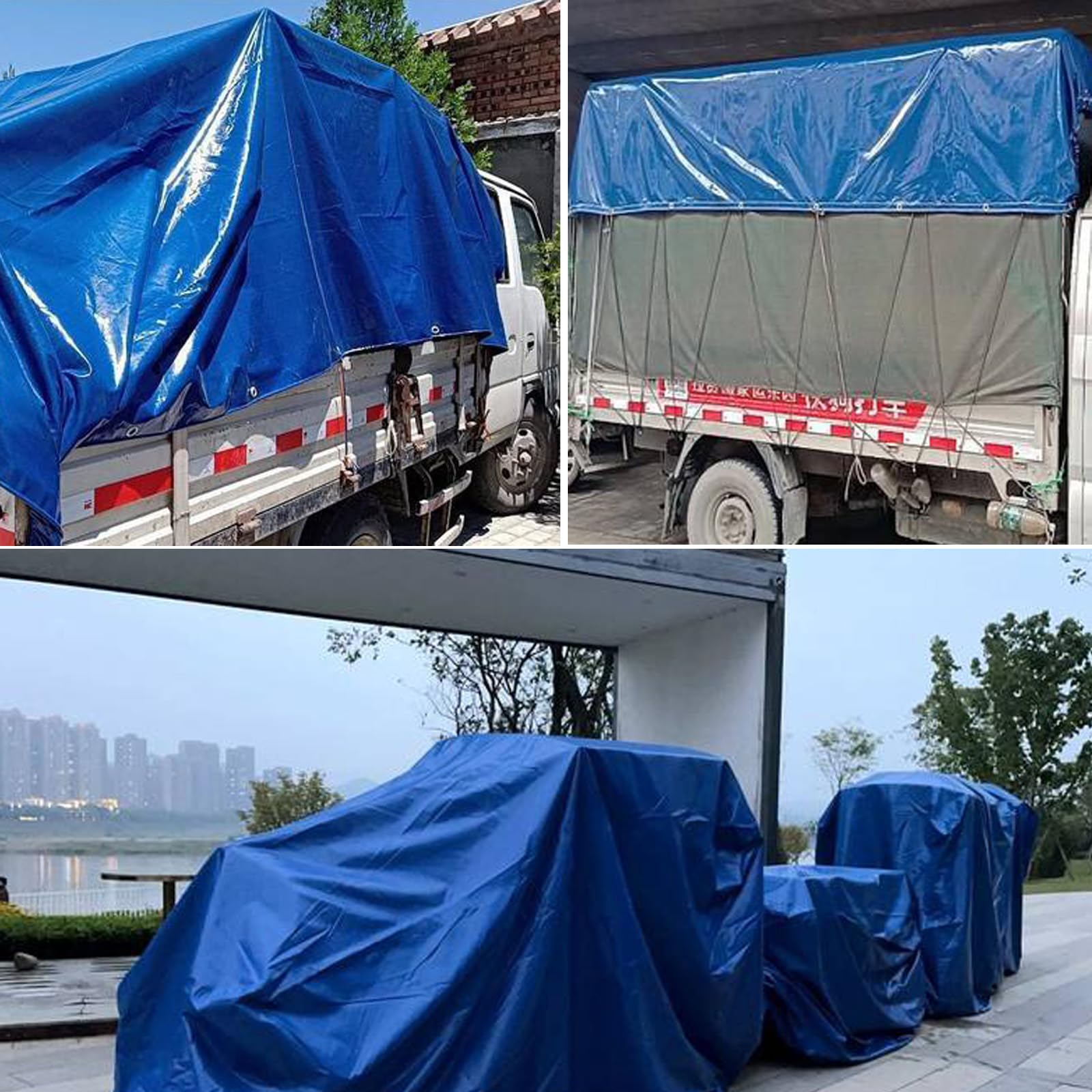 Amazon.com: Heavy Duty Tarpaulin Sheet Cover,Premium Quality Weatherproof  Tarpaulin Sheet,PE Waterproof Tarp Sheet,for Outdoor Furniture Caravan Boat  Camping Wood Log Cover,Blue (6.56×4.9ft) : Tools & Home Improvement