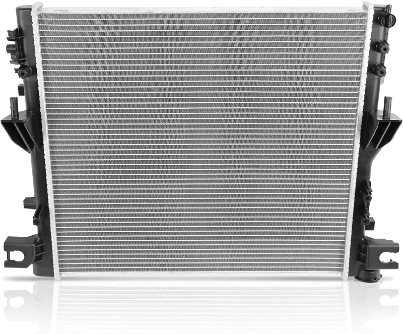 Radiador do sistema de arrefecimento Orceed para Jeep Wrangler 2007–2017 e Wrangler JK 2018
