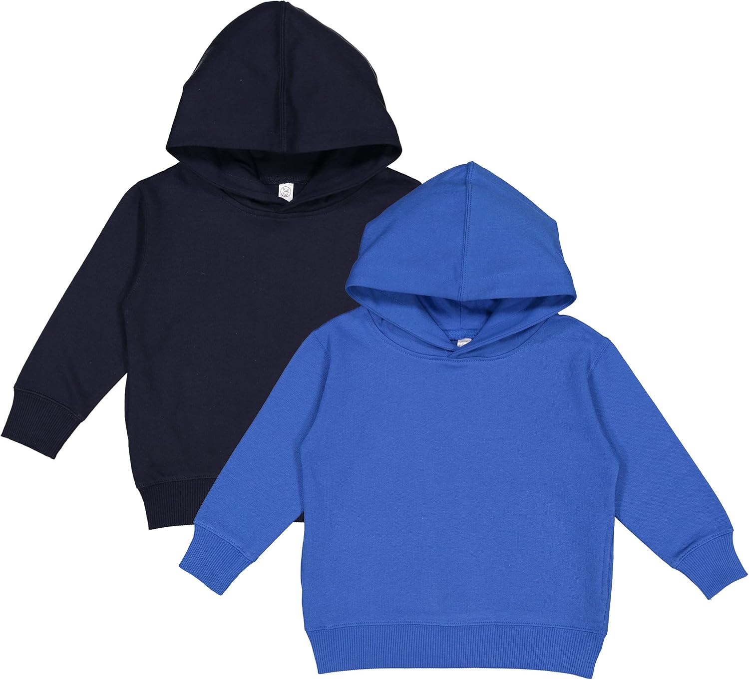 RABBIT SKINS Toddler Fleece Long Sleeve Pullover Hoodie 2-Pack