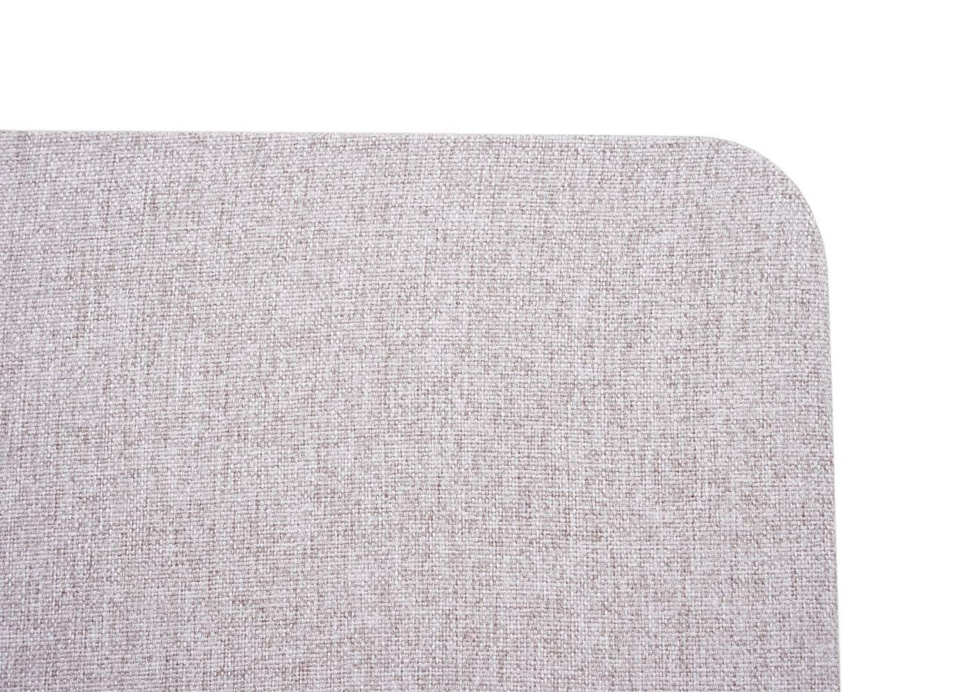 Paroi de séparation acoustique HWC-G75 tissu 140x60cm gris