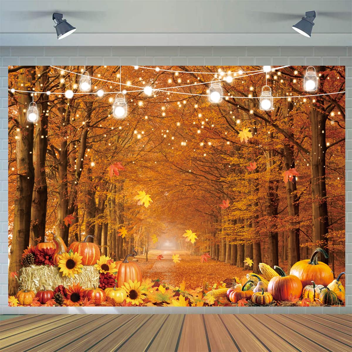 Toile De Fond Pour Photographie De Paysage Naturel D'automne Pour