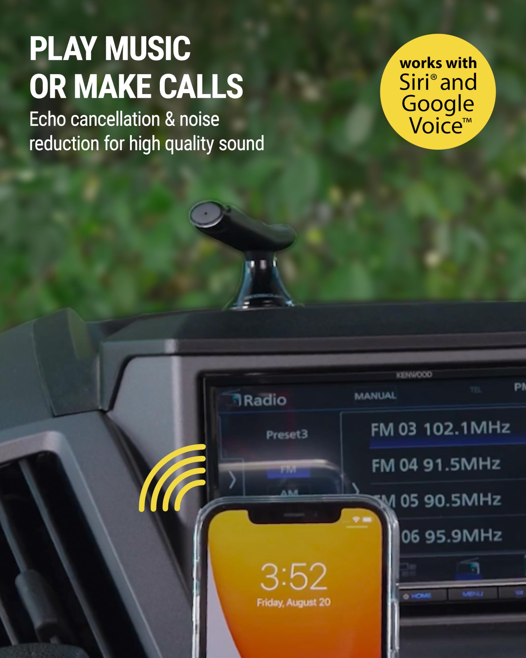 Scosche btaxs2r Bluetooth Manos Libres Aux