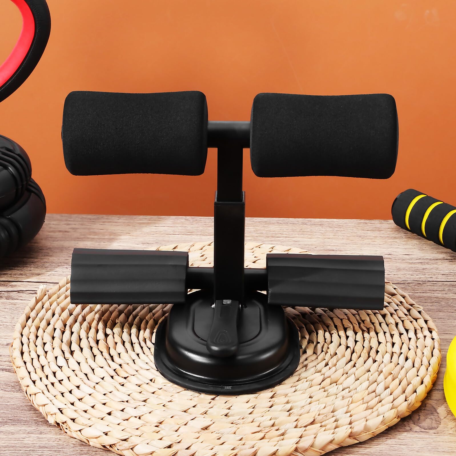 VICASKY Dispositivo Assistente per Addominali con Supporto Regolabile per Piedi e Attrezzatura Fitness per Allenamento Addominali Casa