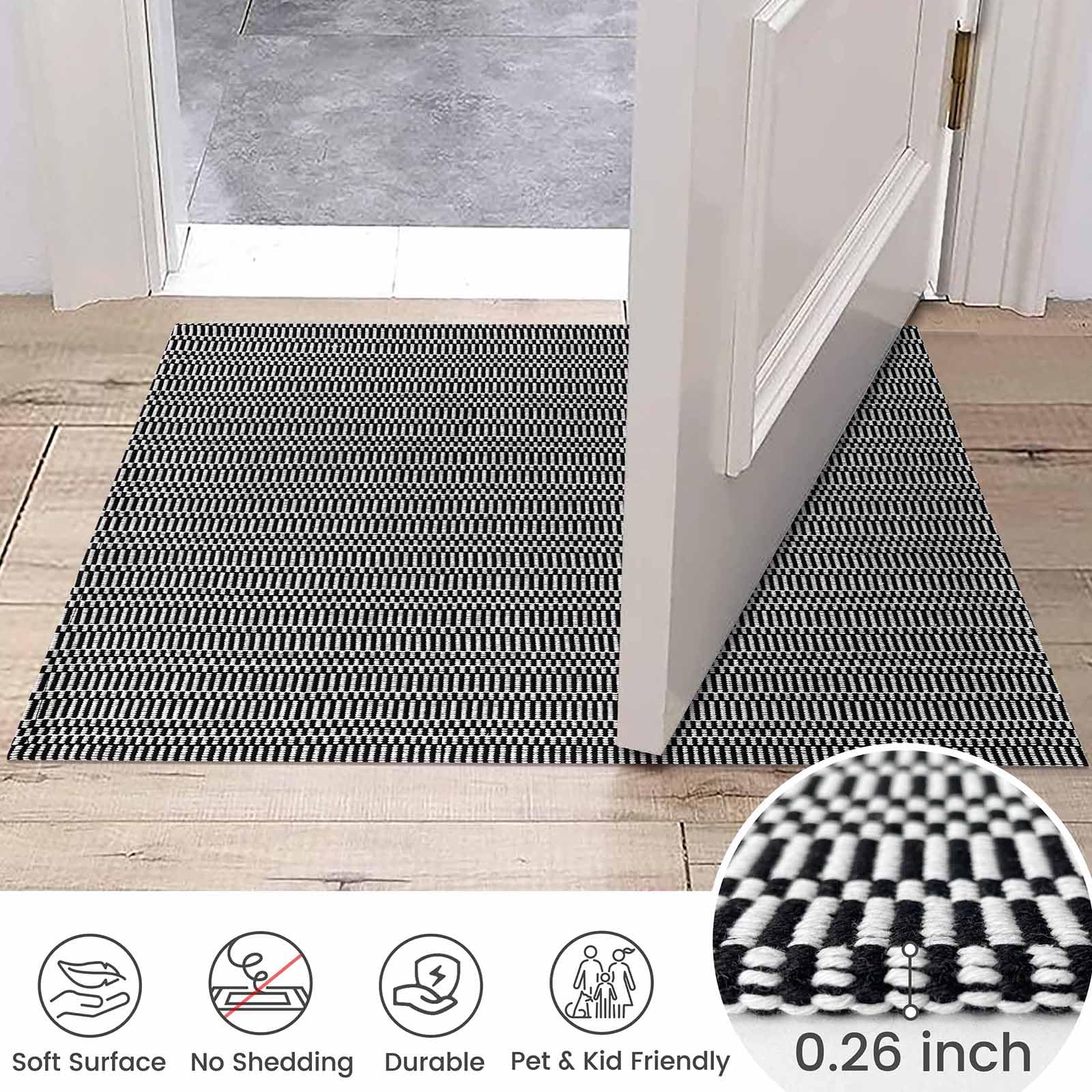 KOZYFLY Boho Bathroom Rugs 2x3 ft Small Area Rugs for Entryway Washable ...