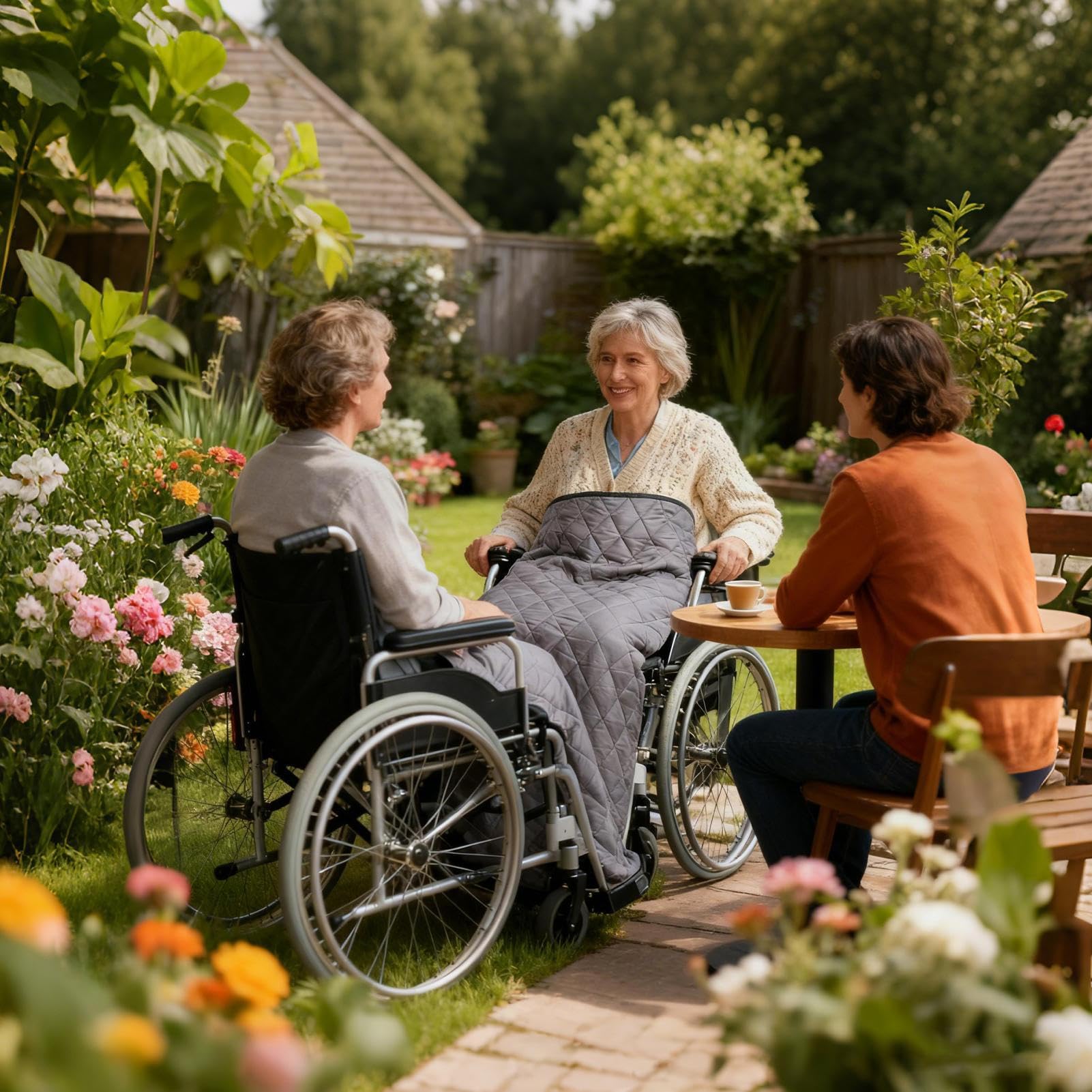 Mantas Para Silla De Ruedas Para Adultos Accesorios Para Calentar Piernas | Manta Para Pies Y Piernas De Silla De Ruedas Para Ancianos Discapacitados Pacientes Cuidadores Viajes Clima Frío Hogares